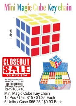 Mini Magic Cube Keychain